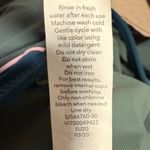 Athleta Colorblock Long Sleeve Zip Front One Piece Swimsuit Green Pink Small Photo 5