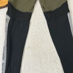 Victoria's Secret  Pink‎ Ultimate Fleece-Lined Leggings Olive Green Mesh Large Photo 4