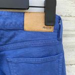 Madewell Skinny Skinny Jeans Womens 25 x 34 Blue Dip Dye Color Fade Ankle Slit Photo 3