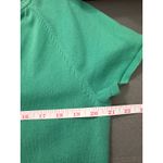 Talbots Green Short-Sleeve Knit Henley Top XL Photo 7