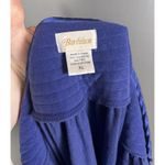 New Barbizon Nightgown Size XL Velour Blue Zipper Long Sleeve Maxi MuuMuu Photo 9