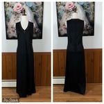 Pretty Vintage 1970s Fred Rothschild California Maxi Dress! Black Size 10 Photo 1