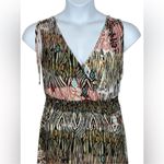 Just Love Vintage  Y2K Animal Print Smocked Midi Sundress Boho Medium Photo 2