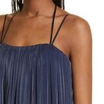 Cinq à Sept CINQ A SEPT Soleil Ruffle Trapeze Hi Low Midi Dress Navy Womens Size 4 Photo 5