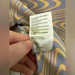 Urban Outfitters  Ruby Button-Up Cropped Top in Blue Multi Size M Photo 5