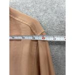 Ava & Viv AVA VIV Women's Button Front Blouse Solid Mauve Peach Size 1X Long Sleeve Photo 8
