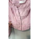 ASTR The Label Amber Puff Sleeve Smocked Corset Blouse Dusty Rose Small 1759 Photo 3