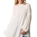 Free People  Rayon Drift Away Blouse / Dress in Ivory Size Small Photo 0