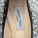 Jimmy Choo  Animal Print Heels with Black Accents Photo 3