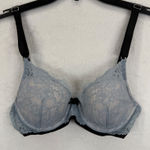 Victoria's Secret ‎ Dream Angels Lined Demi Bra Blue Lace 32C Photo 0