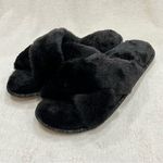TOTES Black Toasties Memory Foam Slippers Women's XL (9 Photo 7