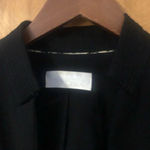 Badgley Mischka Vtg Y2K Black Mock Neck Asian influence blazer Taylored fit Photo 2
