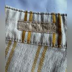 Pilcro by Anthropologie Yellow and Cream Striped High Waist Shorts 30 Photo 6