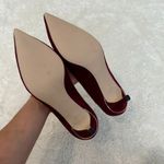 Talbots NWOT  Womens Burgundy Suede 2” Classic Heels Pointed Toe 5.5 M Photo 3