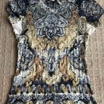 Seven 7 T-Shirt Tee Womens Small S Floral Y2K 90s Boho Goth Whimsical Fairy Photo 1