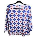 Nally & Mille Retro Floral One Size Sweater Photo 0