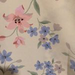 Sag Harbor  Size L Short Sleeve Pastel Floral Button Up Shirt Photo 2