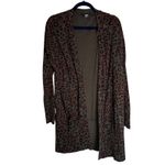 Sanctuary Leopard Print Longline Cardigan Sweater Olive Brown Women's M Photo 6