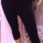 Black | Purple Sparkly Leggings | Pants Size M Photo 1