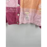 CJ Banks Cardigan Sweater Woman's 2X‎ Plus Hand Embroidered Vintage 3D Flower Pink Size XXL Photo 3
