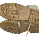 Sam Edelman Lydell Tan Cream Suede Combat Boots Size 8 Lug Sole Photo 7