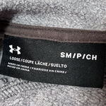 Under Armour  Women's Loose Gray Hoodie with Funnel‎ Neck Size S Photo 2