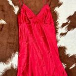 Victoria's Secret Victoria’s Secret Red Slip Nightie Photo 0