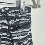 Nike Dri Fit Running Running Leggings Women L Black White Activewear Pant Sport Photo 5