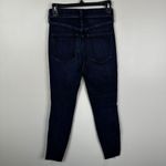 AYR  Jeans Womens 26 x 26 The Riser Skinny Raw Hem Dark Wash Blue Stretch Photo 1