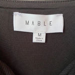 Mable Womens Medium Bodycon Cut Out Front Twist Mini Party Going Out Black Dress Photo 15