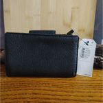 Nautica Womens Black RFID Protection Trifold Wallet With ID Window & Card Slots Photo 7