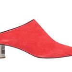 Proenza Schouler Suede Mules Red size 6 Photo 0