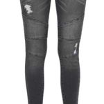 KanCan USA KanCan Black Super Skinny Moto Jeans Photo 0