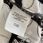 Alfred Dunner shoes purses accessories novelty print button down blouse 10 Black Photo 5