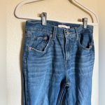 Levi's Levi‘s Low Pro Straight Jeans Sz 26 High Rise Distressed Medium Blue Wash Photo 6