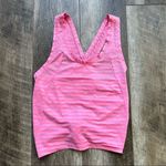 Zyia  Active Nimbus Pink Split Back Mesh Workout Tank Top Size Extra Small Photo 6