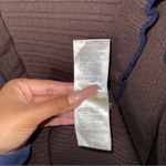 Fendi Wool Blend Ruffle Trim Knit Mini Dress in Chocolate Brown Photo 14