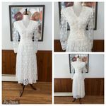 Jessica McClintock Beautiful Vintage 1980s  Tea Length Lace Wedding Dress! Photo 1