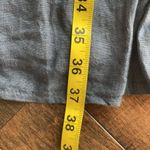 Lina Tomei linen dress Beaded neckline Light navy toward cornflower Size M Size M Photo 10