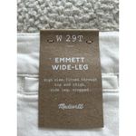 Madewell  The Emmett Wide-Leg Crop Jean: Welt Pocket Vintage Canvas Size 29T Photo 8