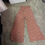 Sienna Sky  Floral Wide Leg Pants With Smocked Waist Size S Photo 3