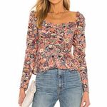 A.L.C. Chandler Floral Spring or Summer Poplin Top Size 4 Blouse Photo 3