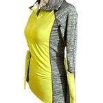 Under Armour Women’s Under Armor Cold Gear Color Block Green And Gray Quarter Zip Jacket S Photo 2