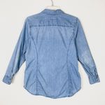 (S Petite) J. Jill Light Wash Long Sleeve Denim Button Up Shirt Blue Size undefined Photo 1
