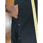 Uniqlo NEW  Women Black Snap-Side Pants 27 W Casual Wide Leg Side Button Trousers Photo 13