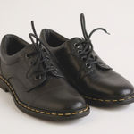 Dr. Martens Boston Leather Shoes Size US 7M / 8W EU39 Black Oxford Work Lace Up Photo 0