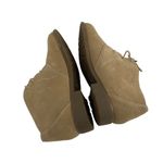 Eddie Bauer  Womens Tan Suede Lace-Up Ankle Boots Size 8.5 Faux Fur Lining Casual Photo 8