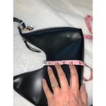 Petite Simone Women's Black Crescent Shoulder Bag Fashion Casual Photo 6