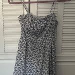 Altar'd State Altar’d State White And Blue Floral Romper Photo 1