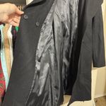 Halogen Black Wool Coat Size S Women's Long belted dress wide lapel Photo 7